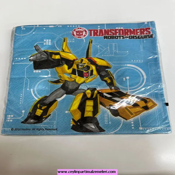 Transformers Temalı Peçete 